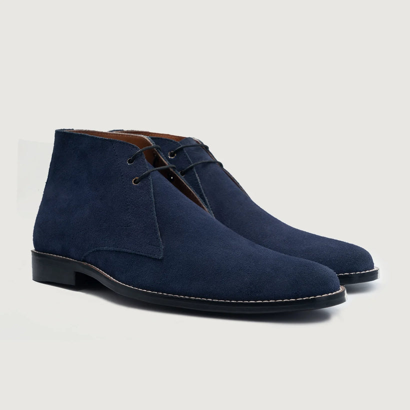 Corry Chukka Midnight Blauw Suede Leren laarzen voor Heren