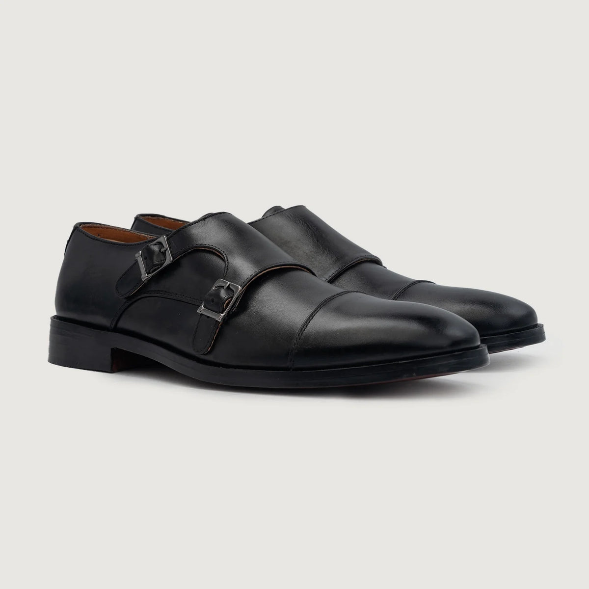 Boston Leren schoenen For Men in zwart rundleer - Zijaanzicht | Online kopen