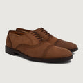 Greyson Brogues Oxford Oil Pull-up Bruin Leren schoenen voor Heren