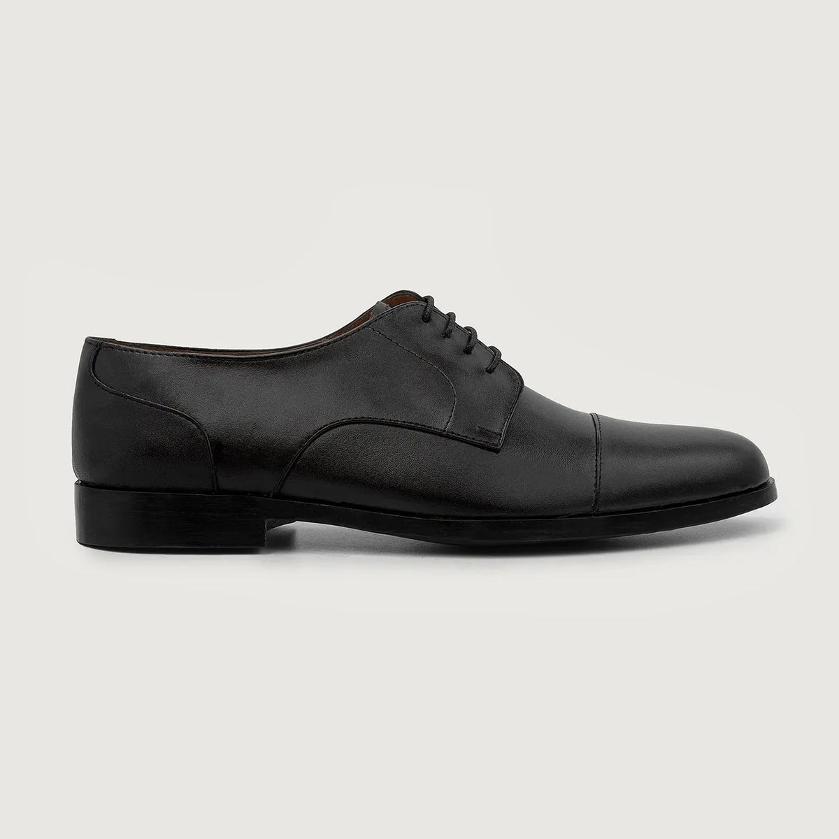 Black Full-Grain leather Shoes - Goodyear-welt constructie & neusdetail