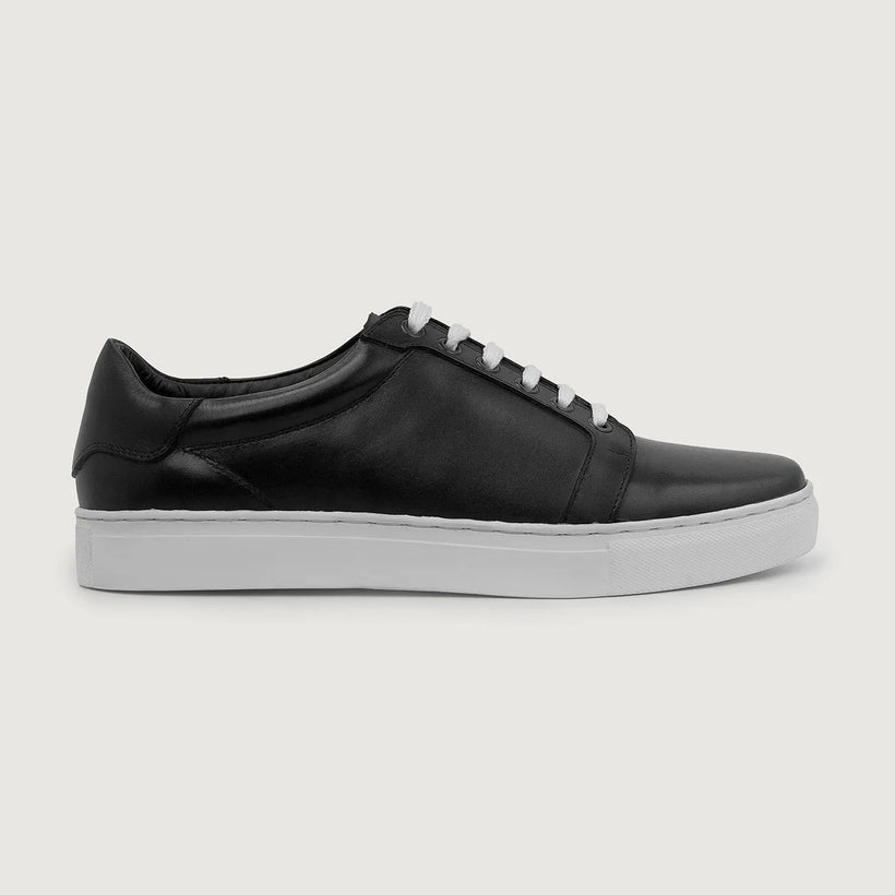 Carter Runn Zwart Leather Sneakers voor Heren