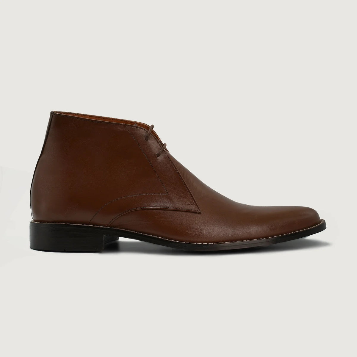 Brown Full-Grain leather Boots - Goodyear-welt constructie & neusdetail
