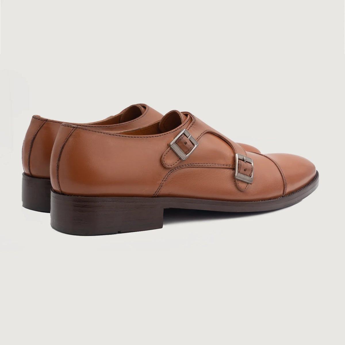 High-Traction Rubber Outsole & Lug Tread Pattern on Boston Leren schoenen Lichtbruin Leren schoenen For Men