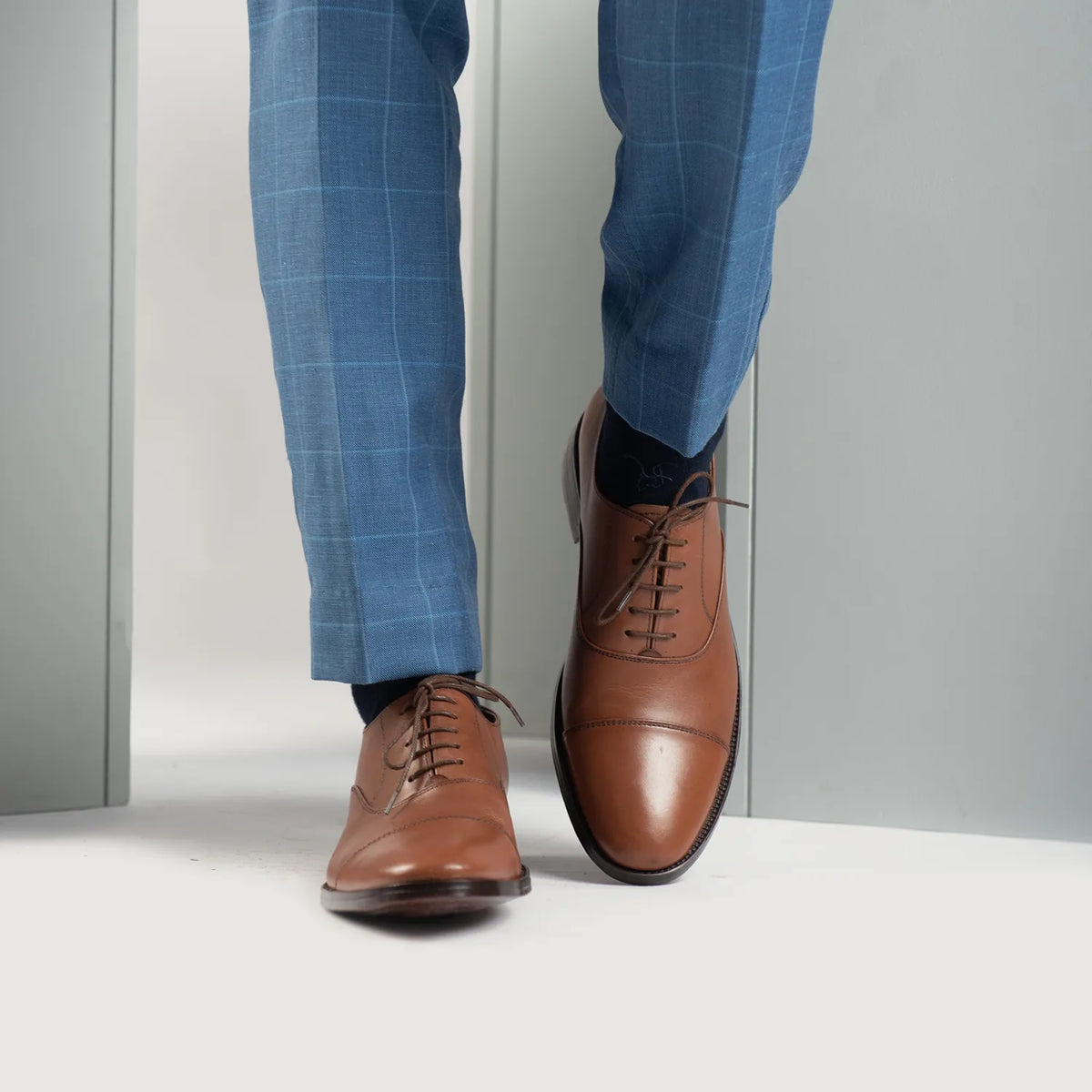 Orlaven Professor Oxford Lichtbruin Leren schoenen voor Heren footwear image 9