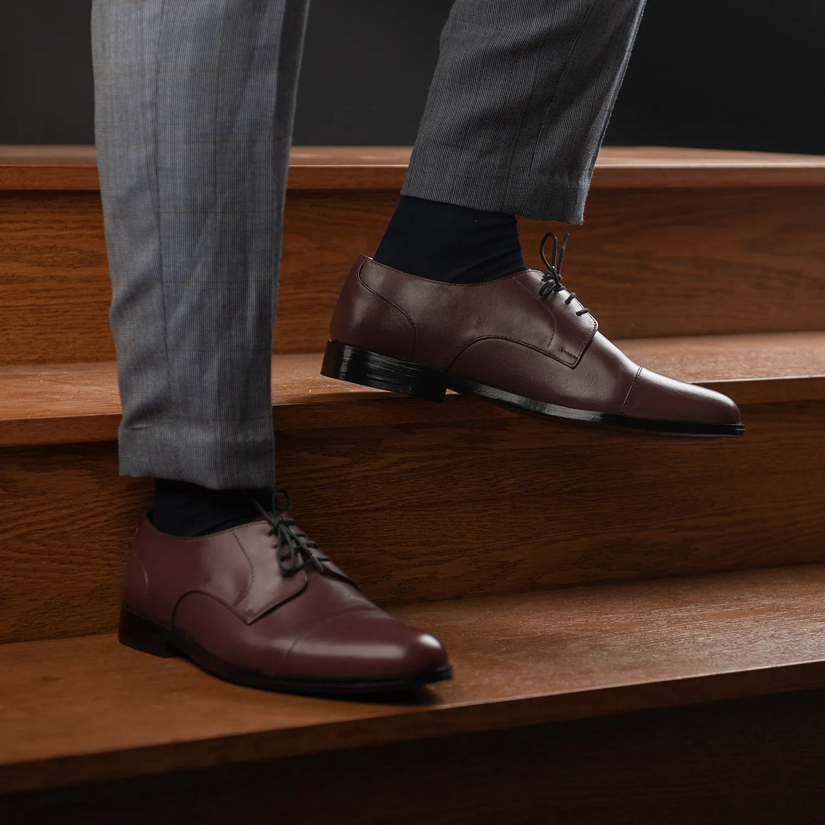 Orlaven Attorney Derby Kastanjebruin Leren schoenen voor Heren footwear image 9