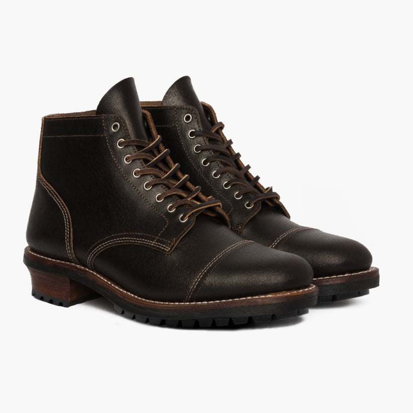 Vanguard Waxed Cacao Leather Boots voor Heren