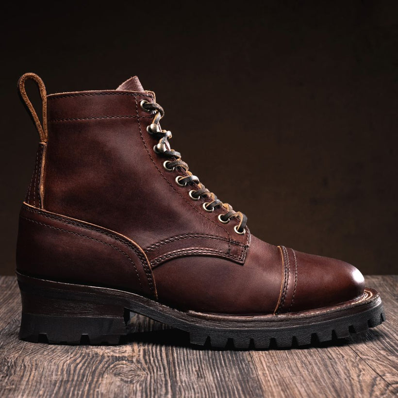Challenger Whiskey Leather Boots voor Heren