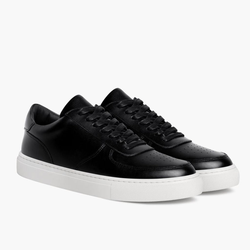 Court Zwart Leren sneakers voor Heren