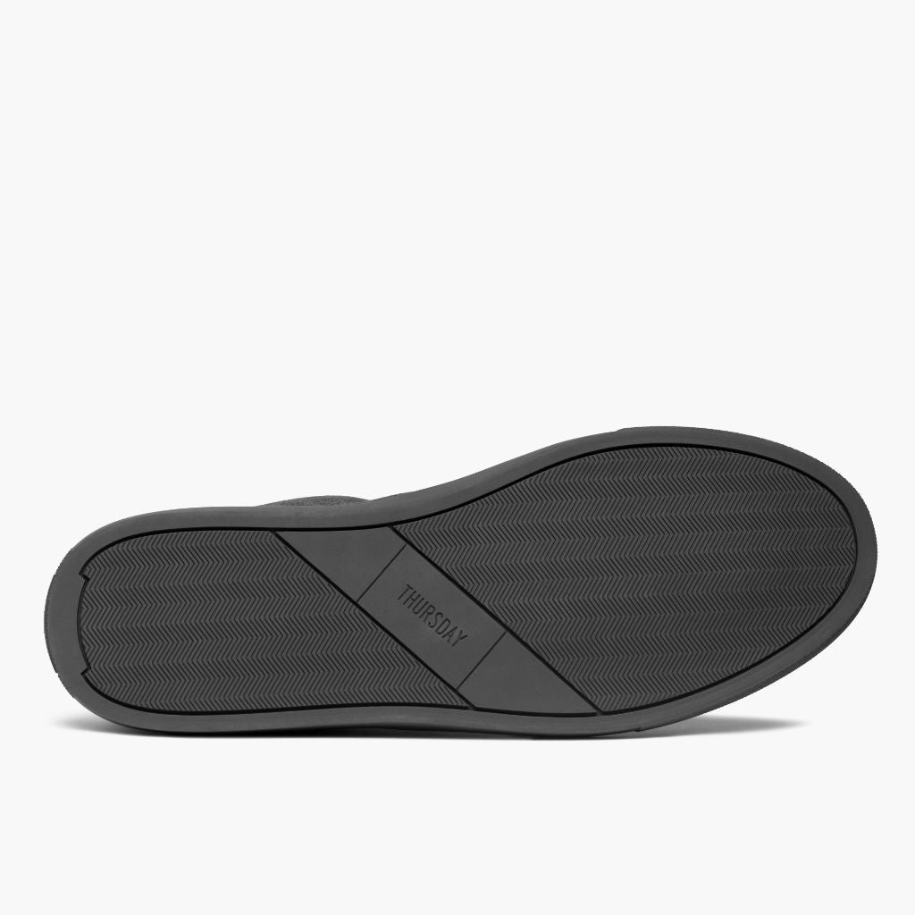 High-Traction Rubber Outsole & Lug Tread Pattern on Court Smoke Leren sneakers voor Heren