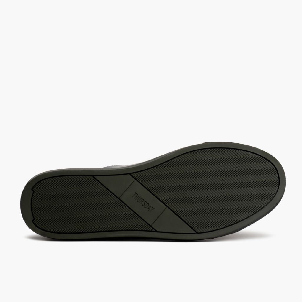 High-Traction Rubber Outsole & Lug Tread Pattern on Encore Forest Leren sneakers voor Heren
