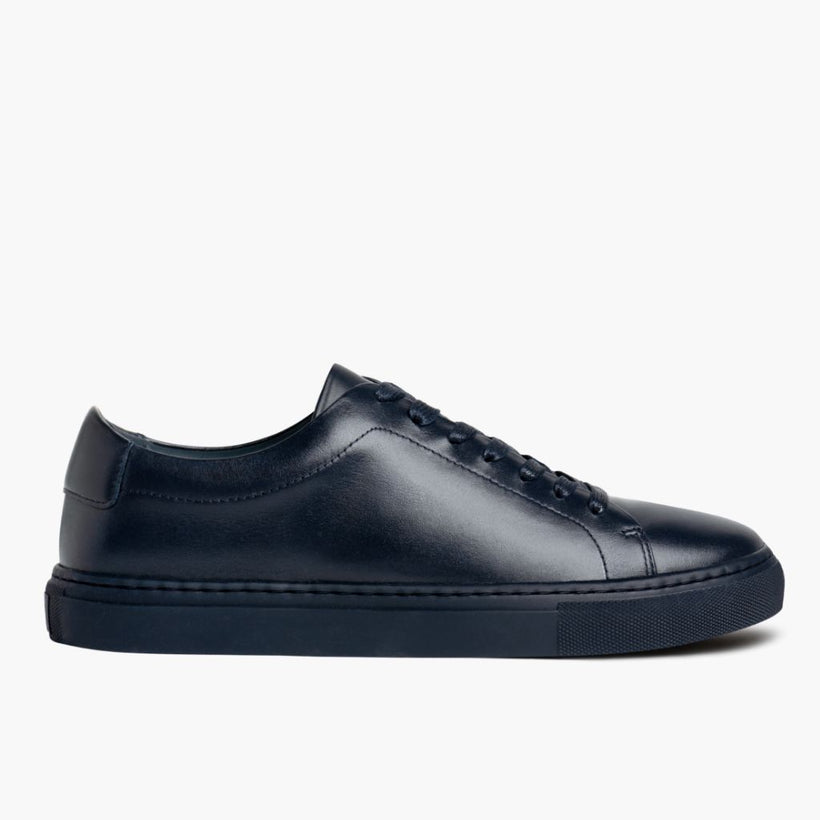 Encore Navy Leather Sneakers voor Heren