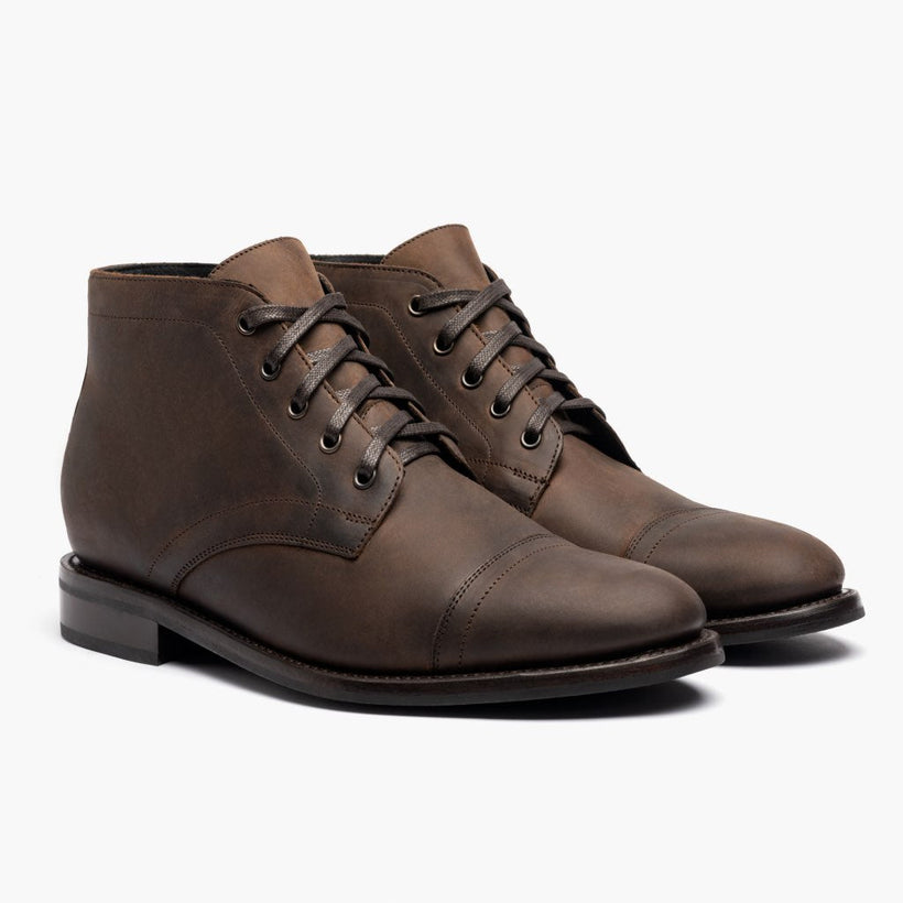 Cadet Tobacco Leather Boots voor Heren