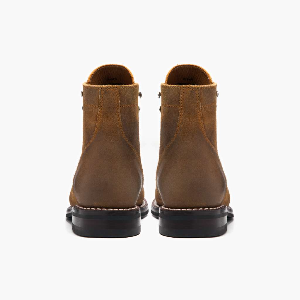High-Traction Rubber Outsole & Lug Tread Pattern on Captain Safari Leren laarzen voor Heren
