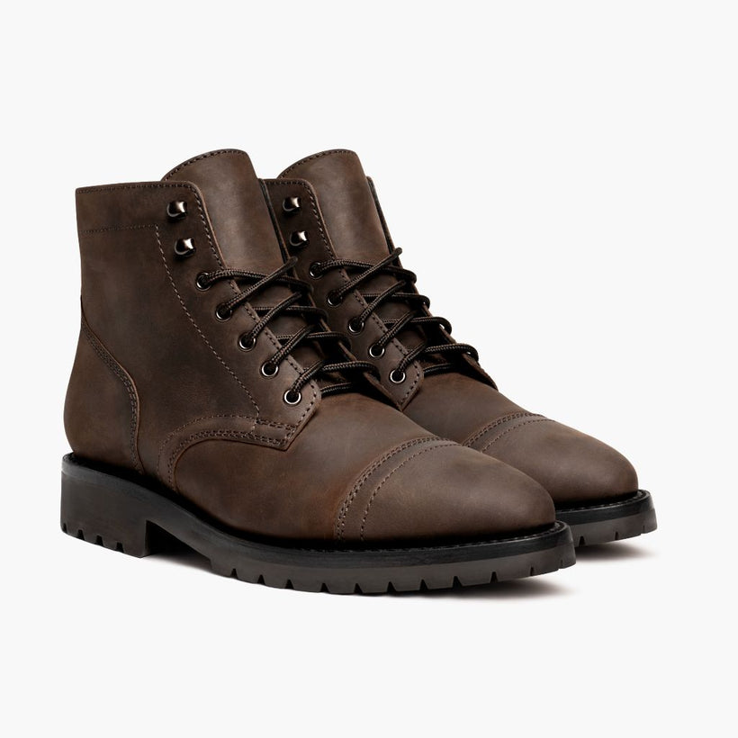 Captain StormKing® Tobacco Leather Boots voor Heren