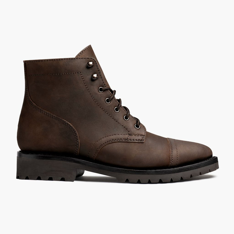 Captain StormKing® Tobacco Leather Boots voor Heren
