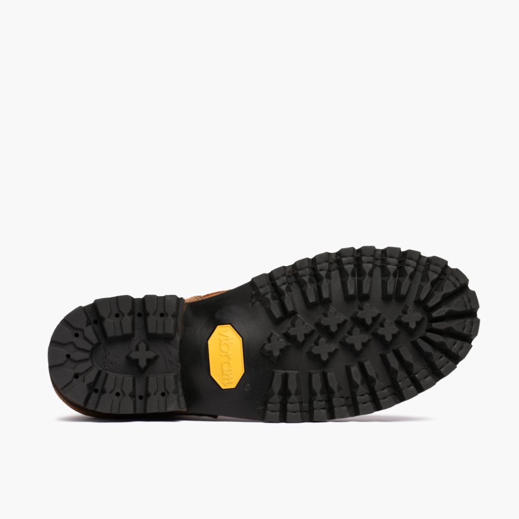 High-Traction Rubber Outsole & Lug Tread Pattern on Challenger Badland Leren laarzen voor Heren