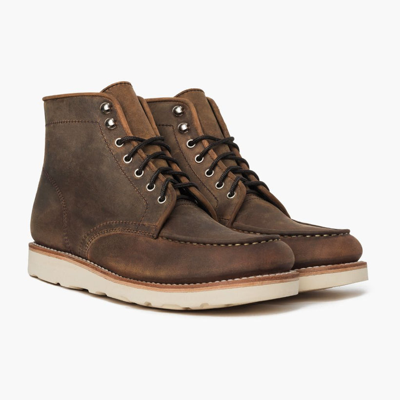 Diplomat Burnt Copper Leather Boots voor Heren