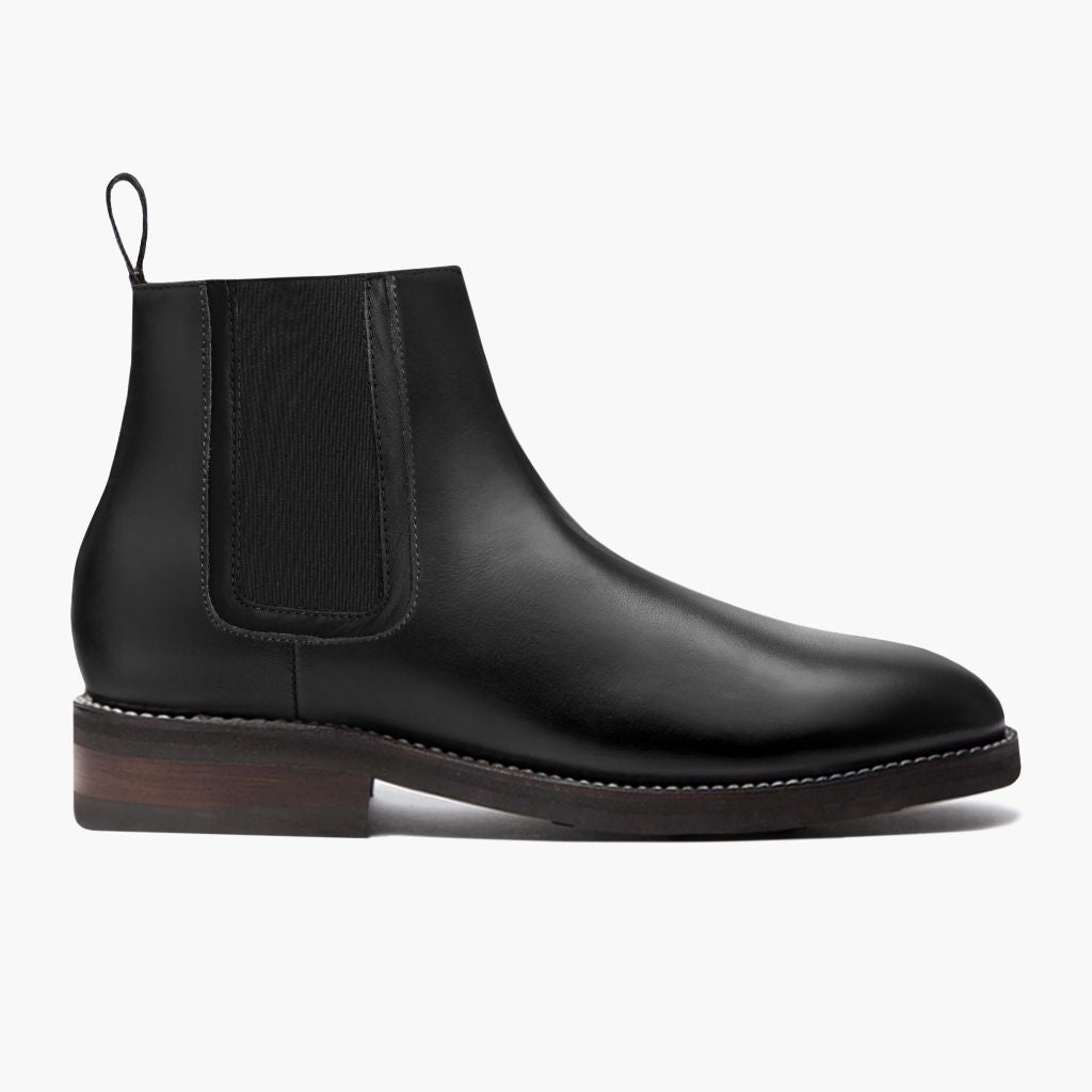 Black Full-Grain leather Boots - Goodyear-welt constructie & neusdetail