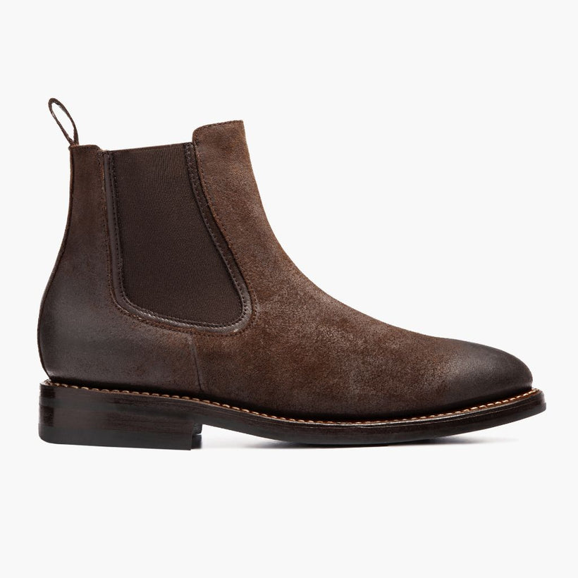Duke Chocolate Suede Leather Boots voor Heren