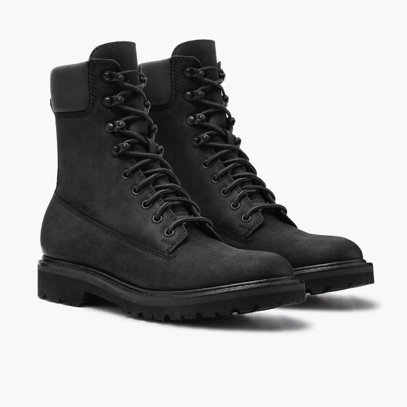 Explorer Zwart Matte Leren laarzen voor Heren