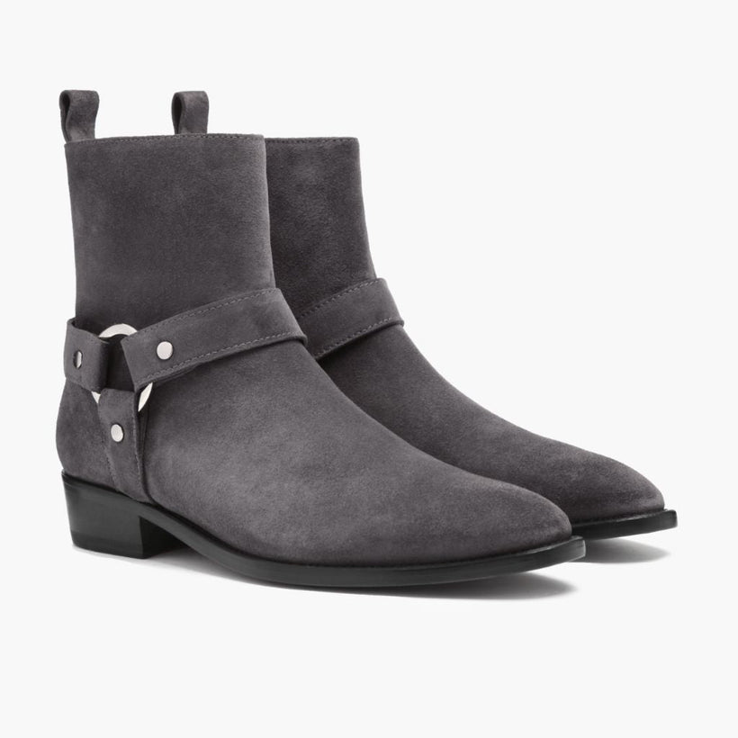 Harness Grey Suede Leren laarzen voor Heren