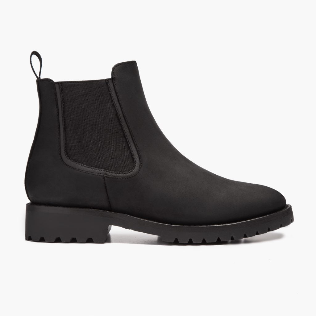 Black Full-Grain leather Boots - Goodyear-welt constructie & neusdetail