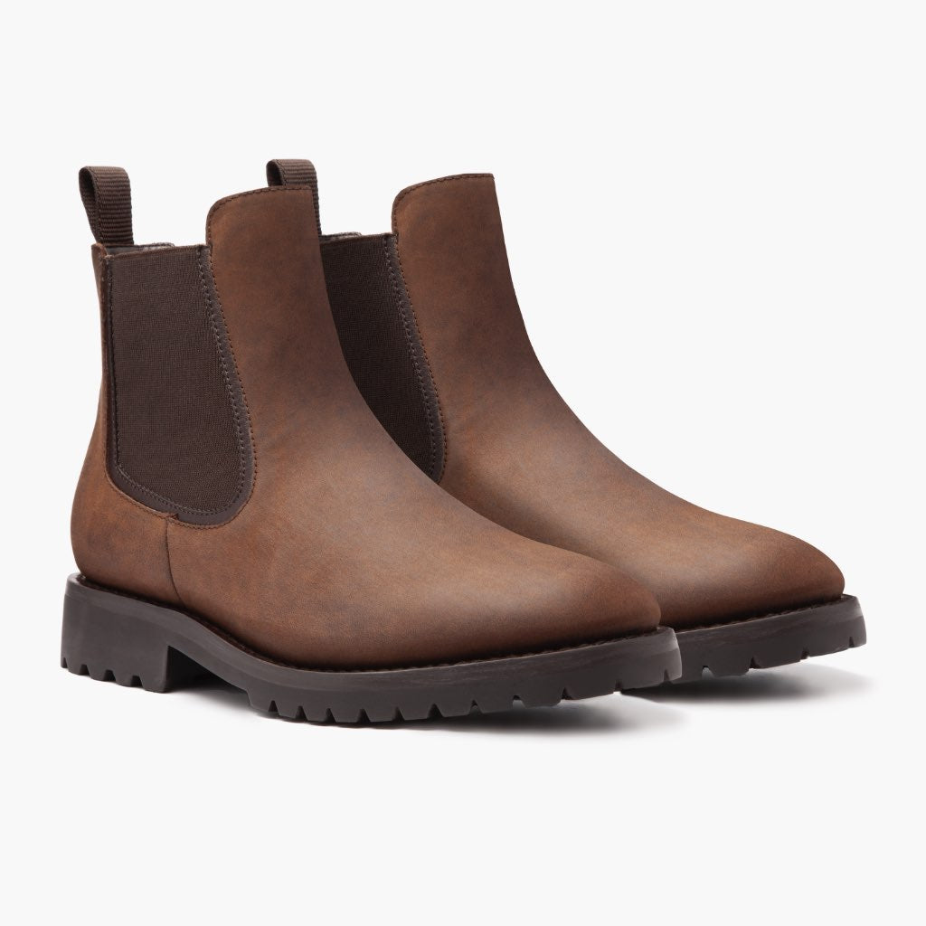Legend Bourbon Leren laarzen voor Heren in Classic Full-Grain Leather - Zijaanzicht | Online kopen