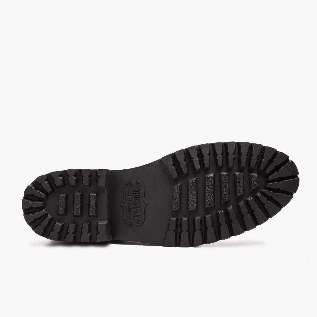 High-Traction Rubber Outsole & Lug Tread Pattern on Legend Bourbon Leren laarzen voor Heren