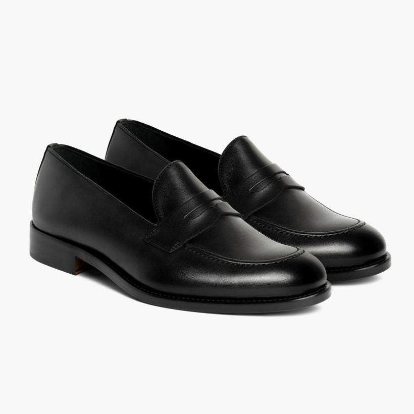 Lincoln Zwart Leather Sneakers voor Heren