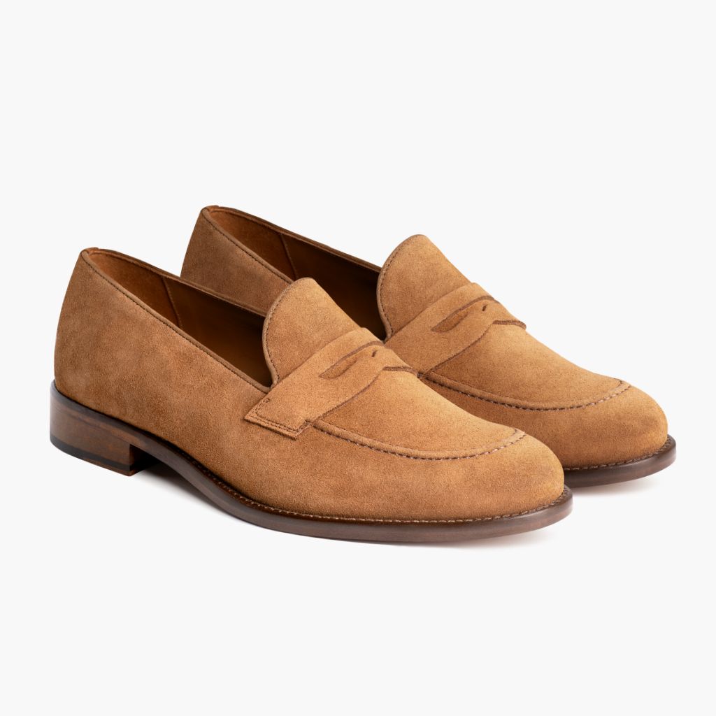 Lincoln Cider Leren loafers voor Heren in Classic Full-Grain Leather - Zijaanzicht | Online kopen