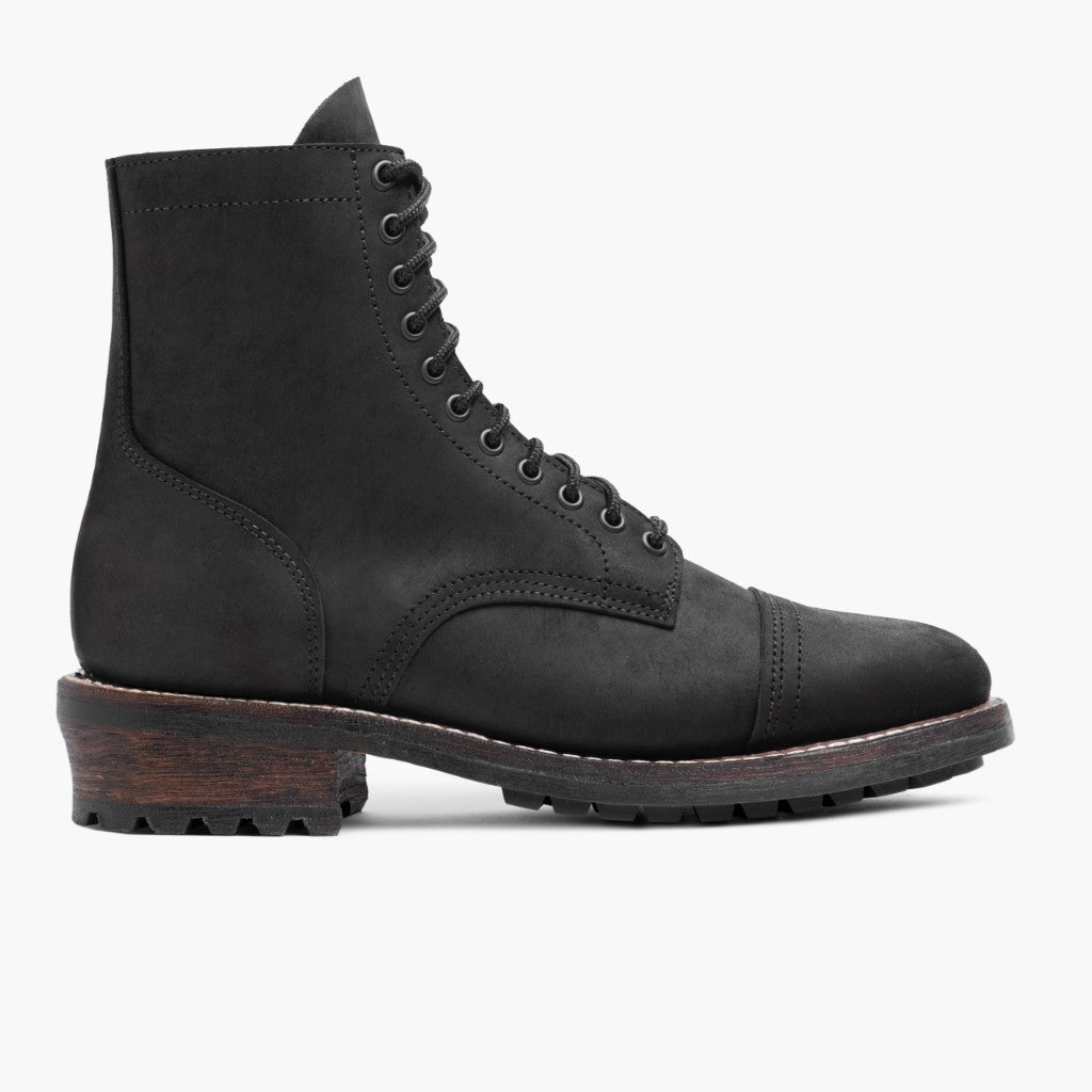 Black Full-Grain leather Boots - Goodyear-welt constructie & neusdetail