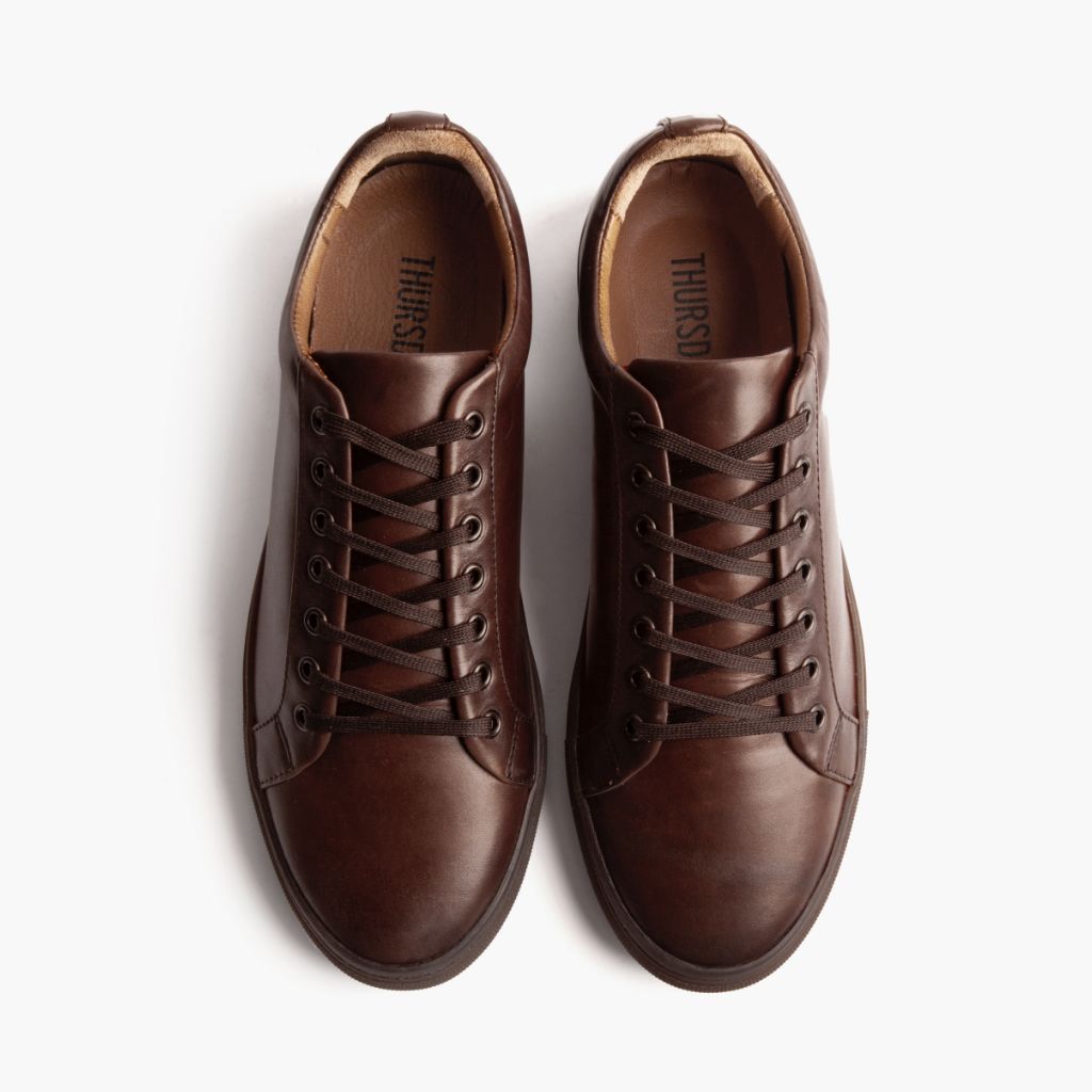 Premier Low Top Old English Leren sneakers voor Heren For Men - Versterkte hielkap & precisie dubbele stiksels