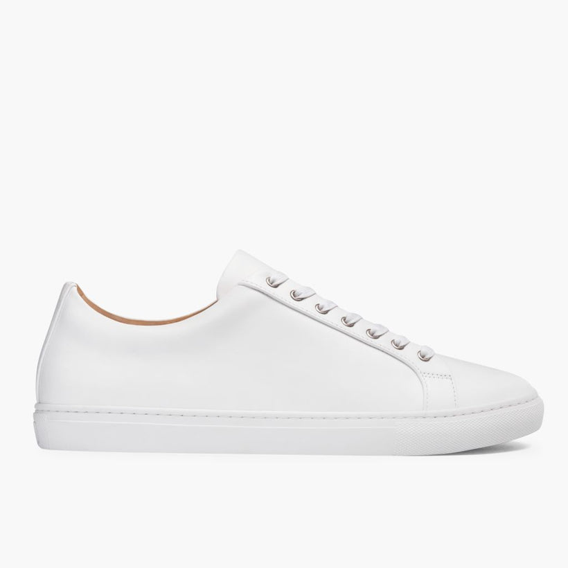 Premier Low Top White Leather Sneakers voor Heren