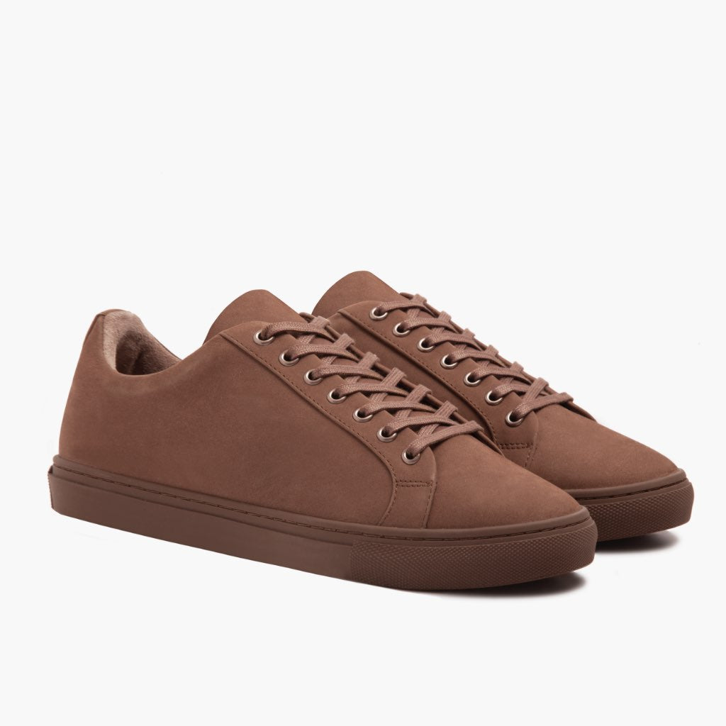 Premier Low Top Pebble Leren sneakers voor Heren For Men in Classic Full-Grain Leather - Zijaanzicht | Online kopen
