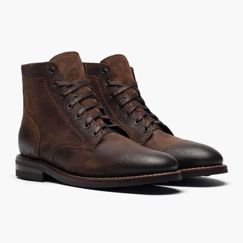 President Mocha Leather Boots voor Heren