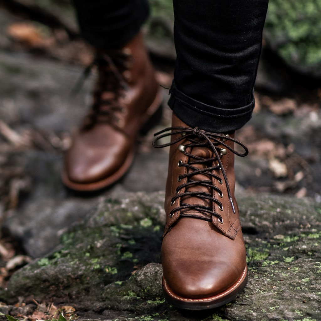 Styled On-Foot Perspective Demonstrating Ankle Fit & Silhouette on Model