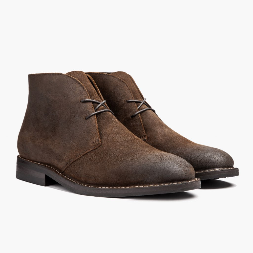 Scout Mocha Leren laarzen voor Heren For Men in Mocha Full-Grain Leather - Zijaanzicht | Online kopen