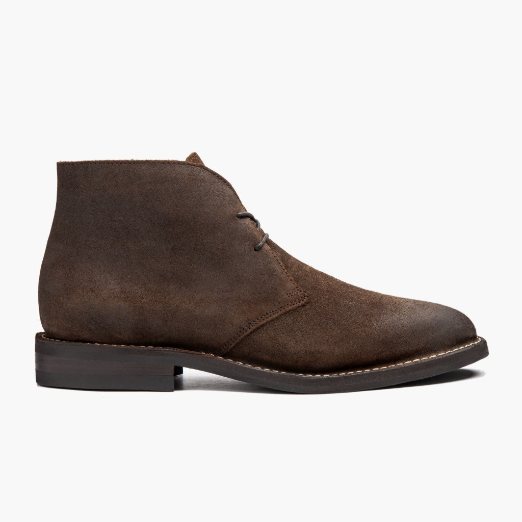 Mocha Full-Grain leather Boots - Goodyear-welt constructie & neusdetail