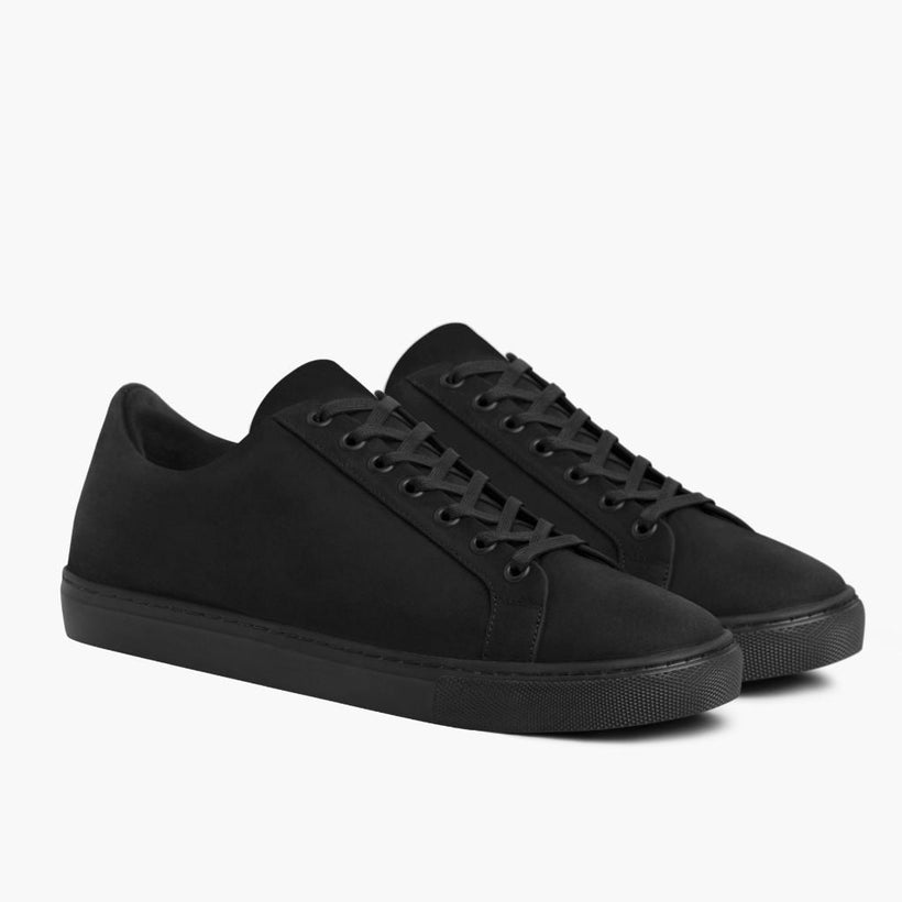 Premier Low Top Zwart Matte Leather Sneakers voor Heren