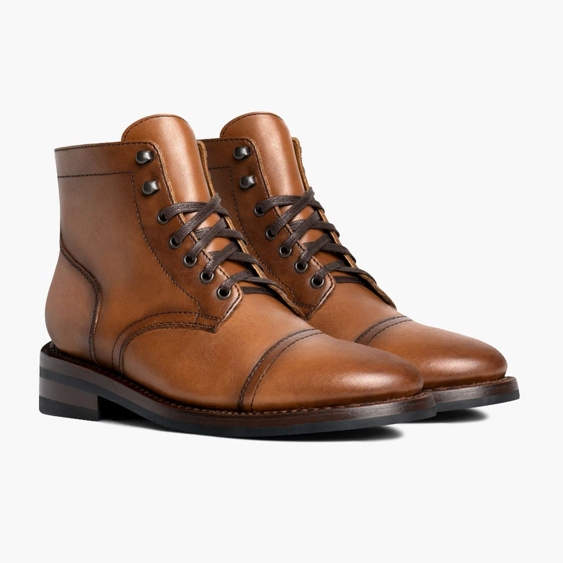 Captain Toffee Leather Boots voor Heren