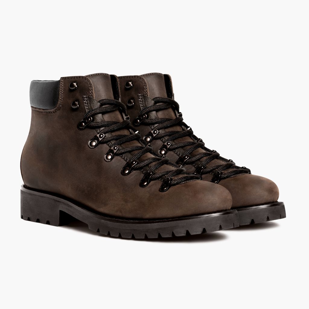 Commander Tobacco Leren laarzen voor Heren in Classic Full-Grain Leather - Zijaanzicht | Online kopen