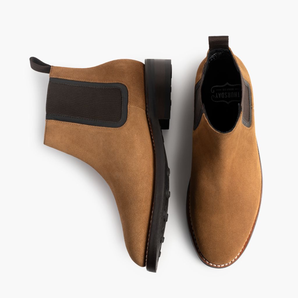 Duke Honey Suede Leren laarzen voor Heren - Versterkte hielkap & precisie dubbele stiksels