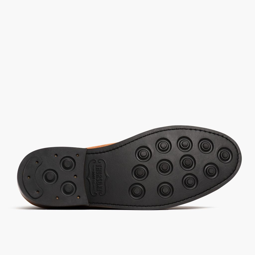 High-Traction Rubber Outsole & Lug Tread Pattern on Duke Honey Suede Leren laarzen voor Heren