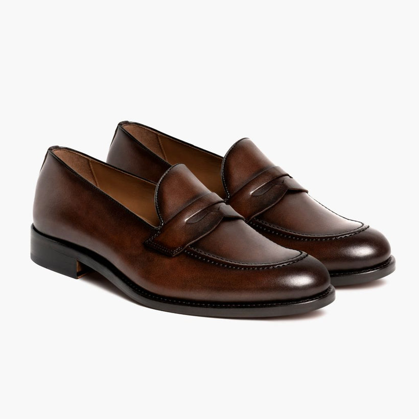 Lincoln Rich Mahogany Leather Sneakers voor Heren