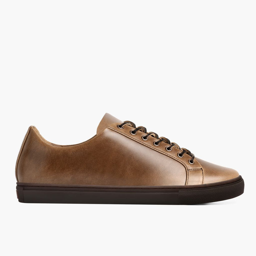 Premier Low Top Natural Leather Sneakers voor Heren