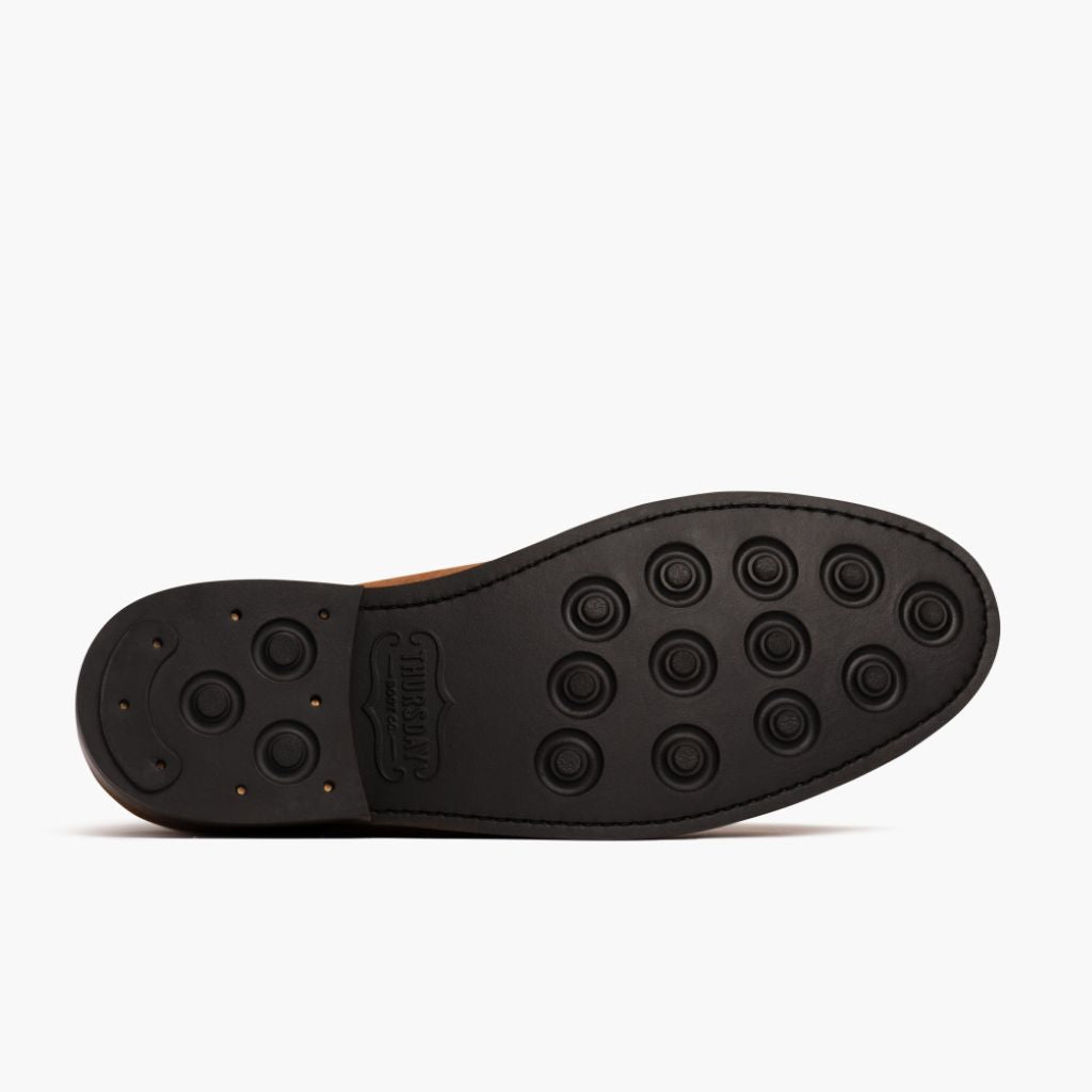 High-Traction Rubber Outsole & Lug Tread Pattern on President Brandy Leren laarzen voor Heren For Men