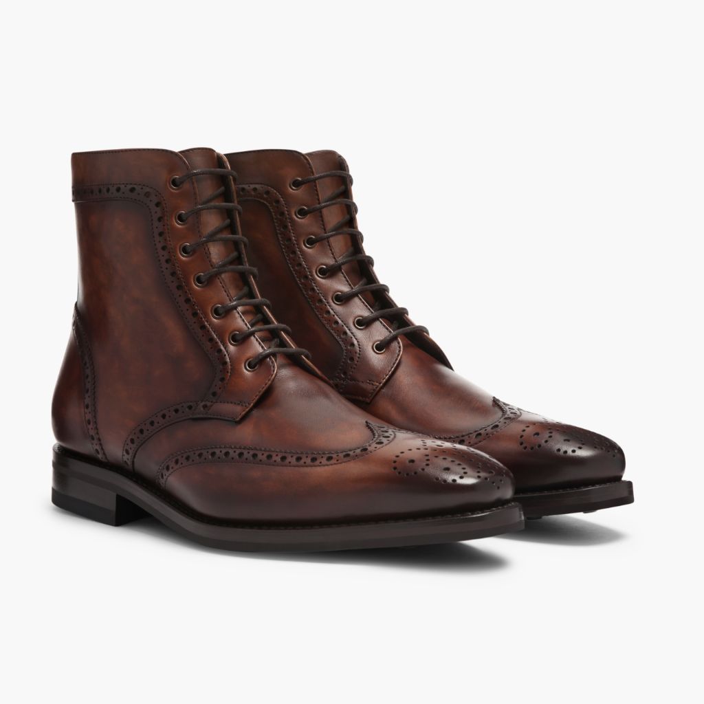 Wingtip Color #77 Leren laarzen voor Heren For Men in Classic Full-Grain Leather - Zijaanzicht | Online kopen
