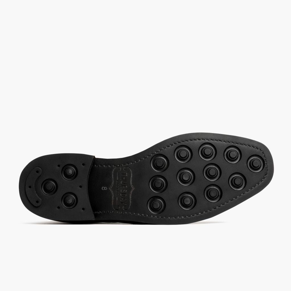 High-Traction Rubber Outsole & Lug Tread Pattern on Wingtip Color #77 Leren laarzen voor Heren For Men