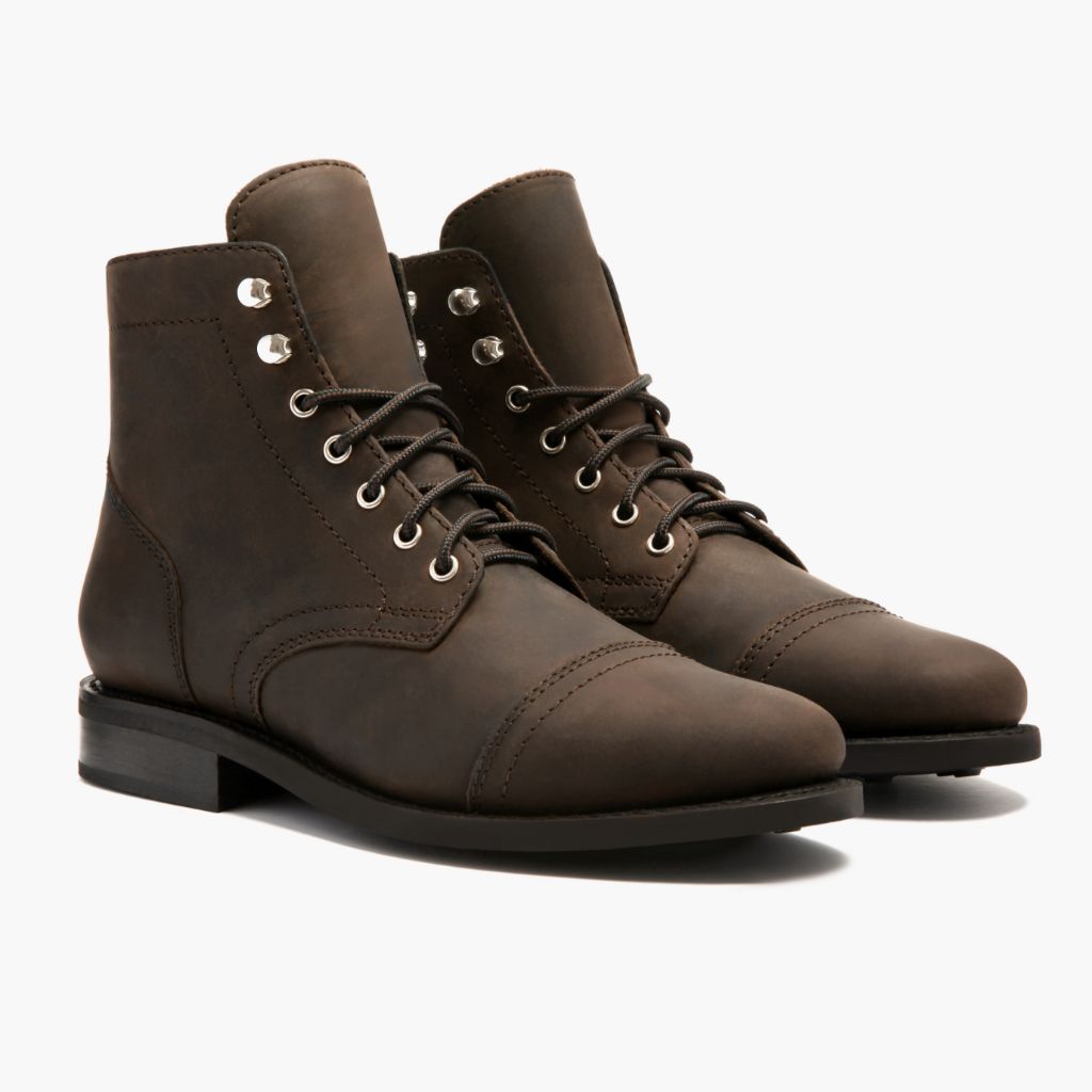 Classic Full-Grain leather Boots - Goodyear-welt constructie & neusdetail