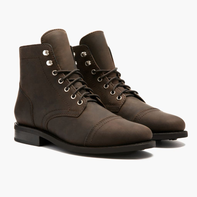 Captain Tobacco Leather Boots voor Dames